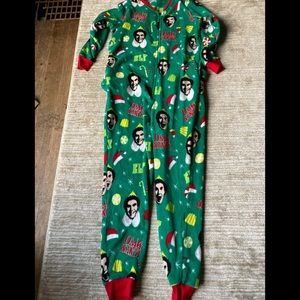 NWOT ELF Will Ferrell Adult Onesie Christmas Pajamas Size Large